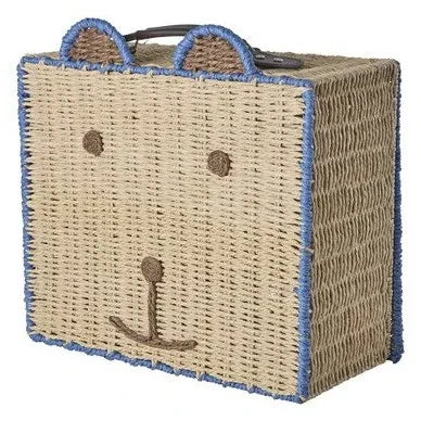 Rice - Blue Teddy Bear Suitcase