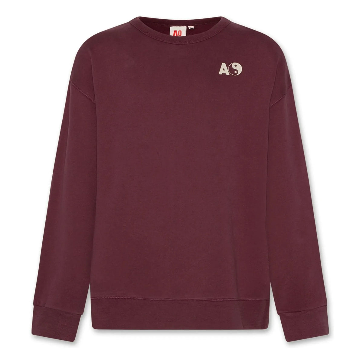 AO76 - Oscar Sorry organic cotton sweatshirt | Burgundy