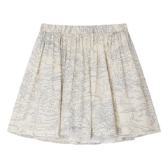 Bonpoint - Suzon Skirt Landscape Organic Cotton | Ecru