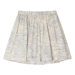 Bonpoint - Suzon Skirt Landscape Organic Cotton | Ecru