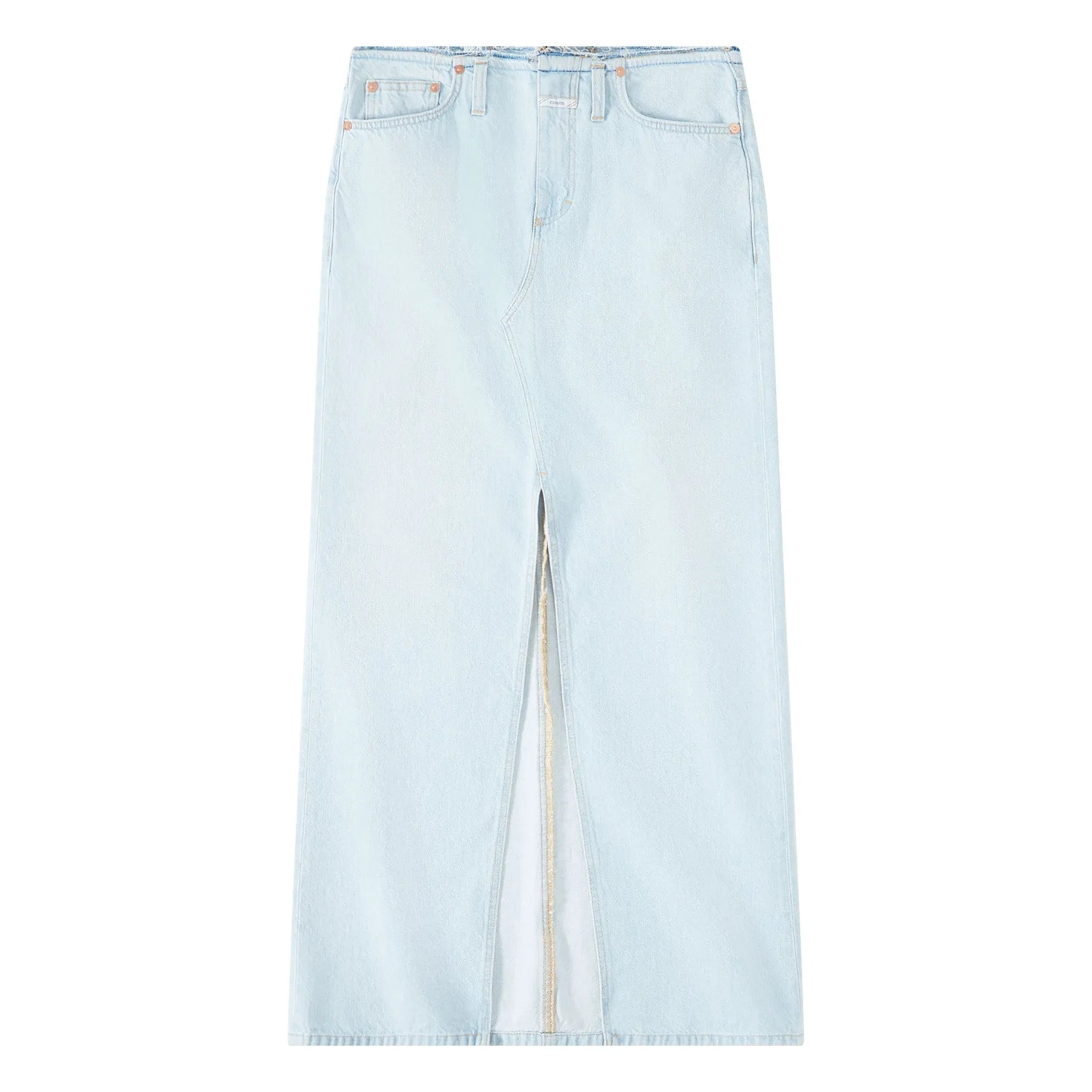 Closed - Slit Skirt | Light Blue