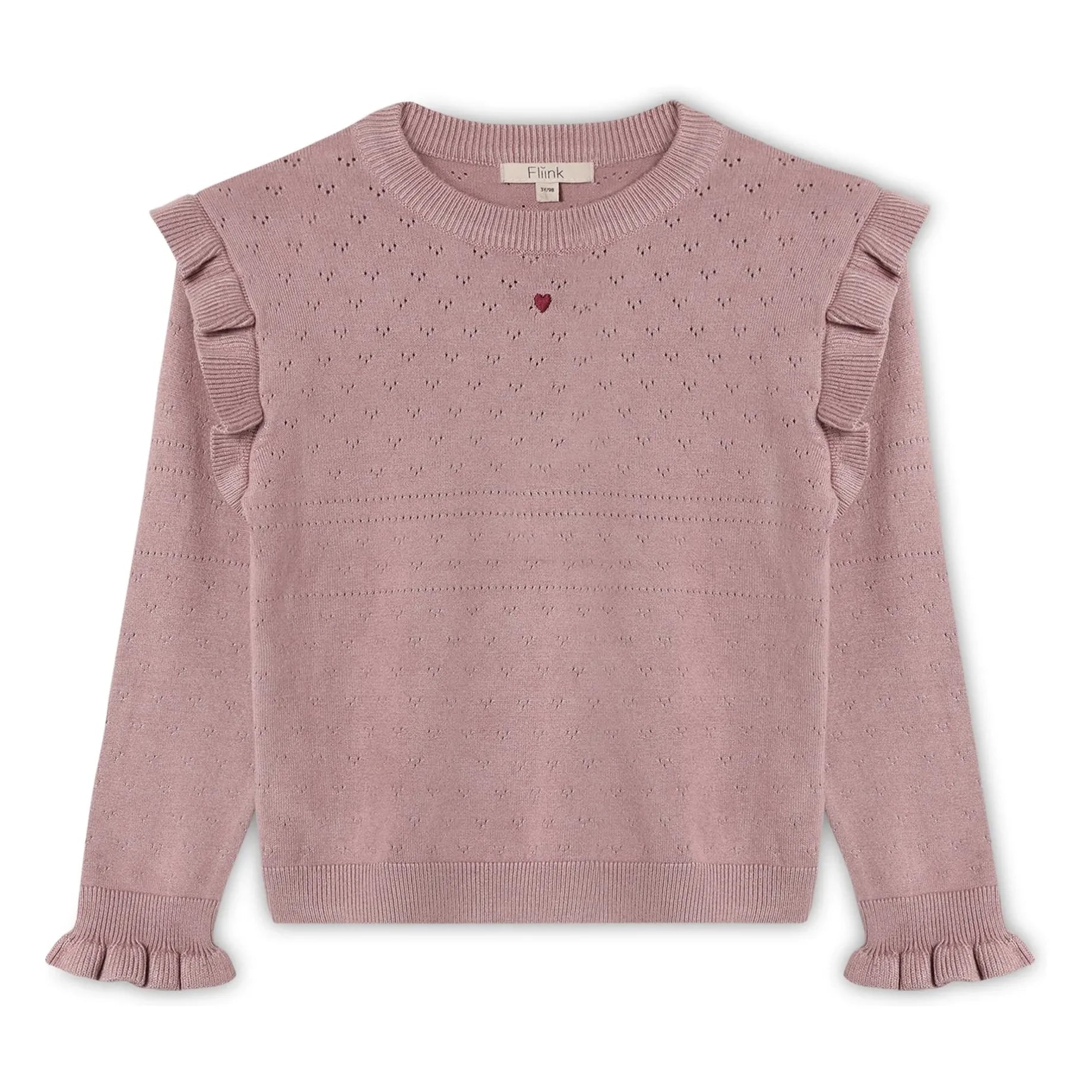 Fliink - Recycled Fiber Sweater | Rosewood