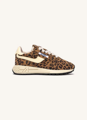 Autry - Reelwikid Low Suede Sports Shoes | Leopard