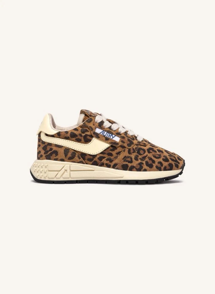 Autry - Reelwikid Low Suede Sports Shoes | Leopard