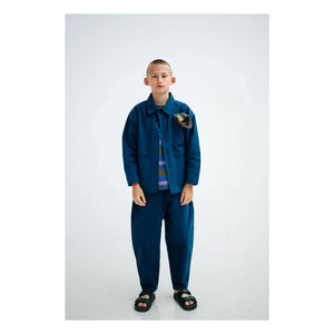 Repose AMS - Organic Cotton Wide Leg Adjustable Pants | Blue