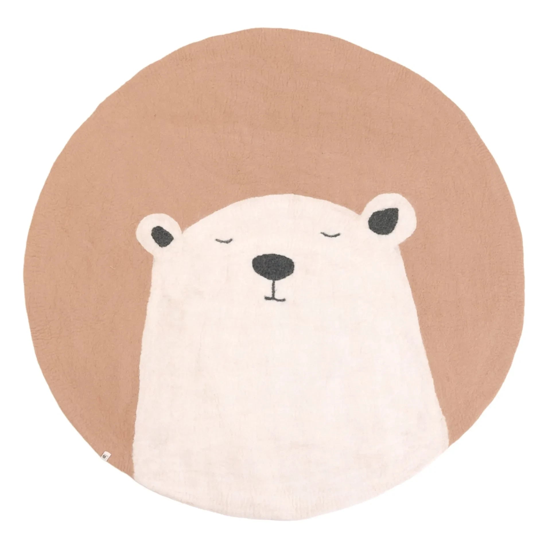 Muskhane - Felt Pasu Grizzly rug | Beige