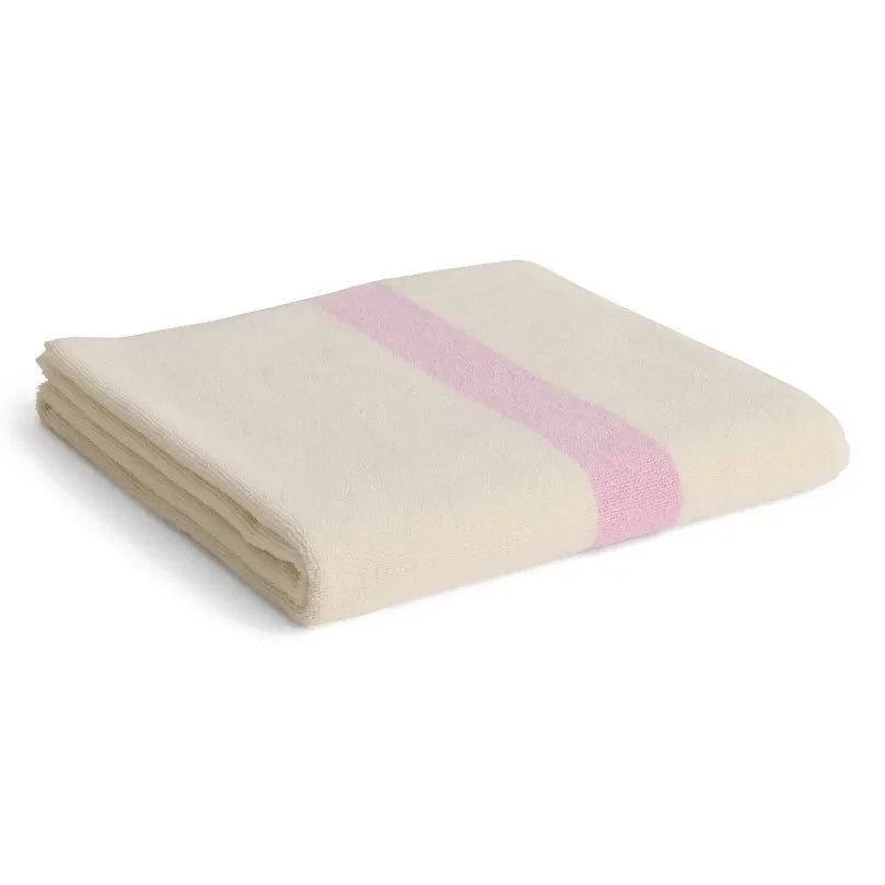 Hay - Striped Bath Sheet | Pink