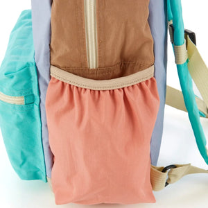Ocean&Ground - Çok Renkli Blok Sırt Çantası | Lavanta
