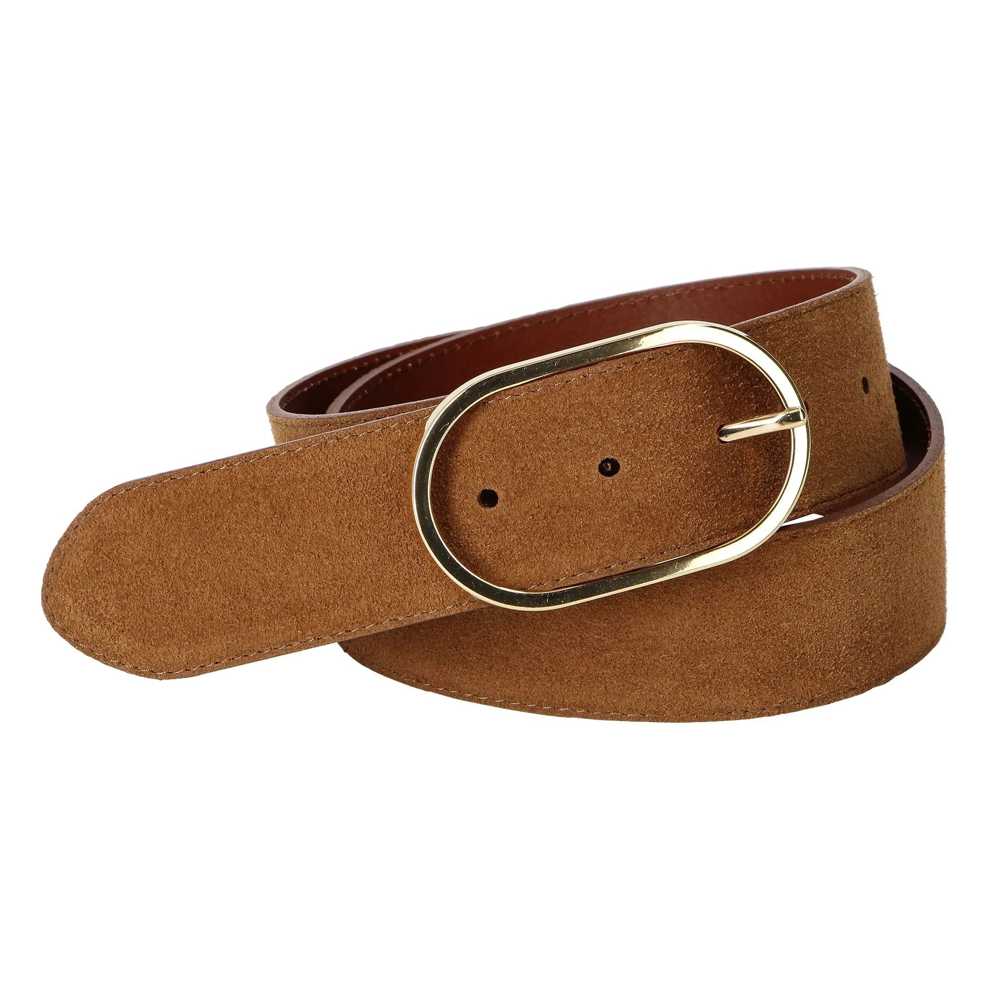 herbert frère soeur - La Paname Leather Belt | Camel