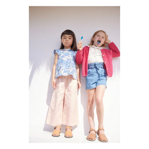 Petit Bateau - Denim Document Bag Shorts | Denim Blue