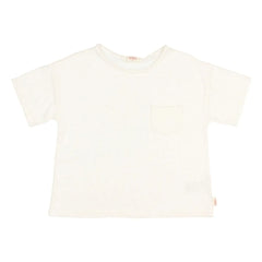 Búho - Linen Pocket T-Shirt | White