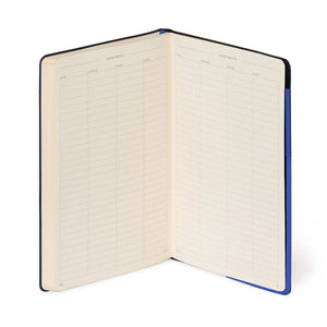 Legami - Notebook with Blank Pages and Monochrome Soft Cover - Eclectic Blue - My Notebook