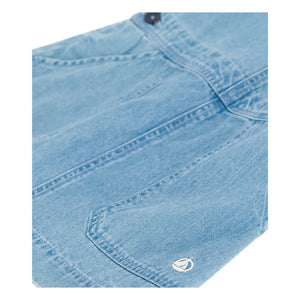 Petit Bateau - Meduse Denim Romper Dress | Denim Blue