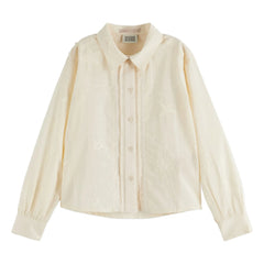 Scotch & Soda - Nakışlı Gömlek | Ekru