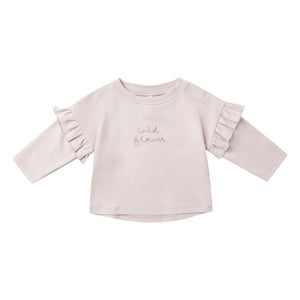 Quincy Mae - Wildflower Organic Cotton T-Shirt | Lilac