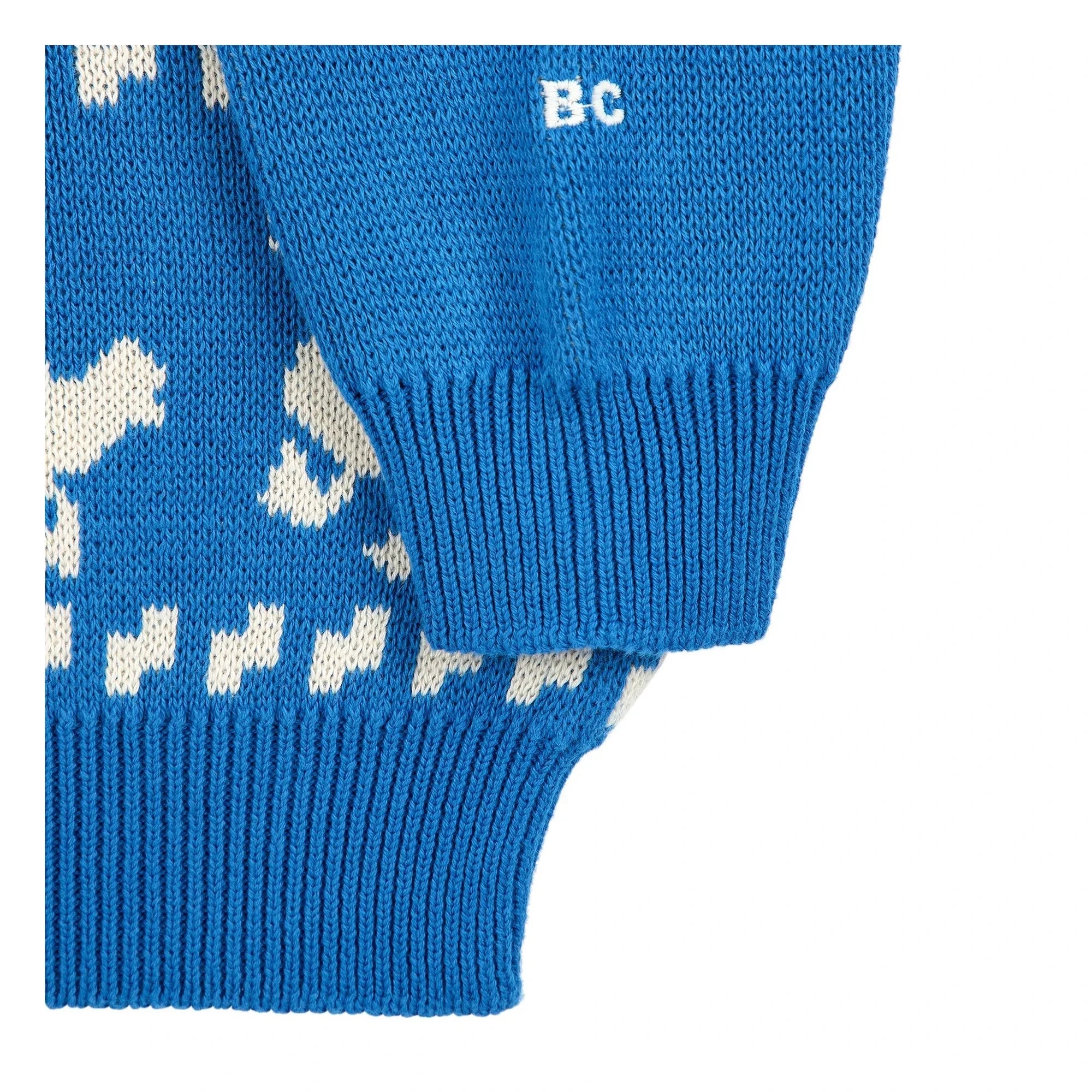 Bobo Choses - Organic Cotton Farm Sweater | Blue