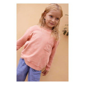 Bonton - Narciss Star Pocket Sweatshirt | Pink