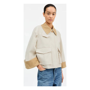 Skall Studio - Gaby Summer Cotton Jacket | Cream