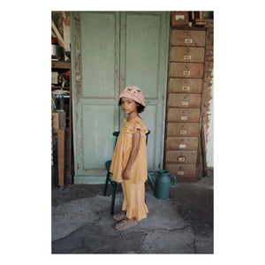 Emile et Ida - Ruffled Straight Pants | Mustard