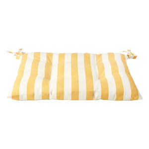 Broste Copenhagen - Franca Cotton Chair Cushion | Sunflower Yellow