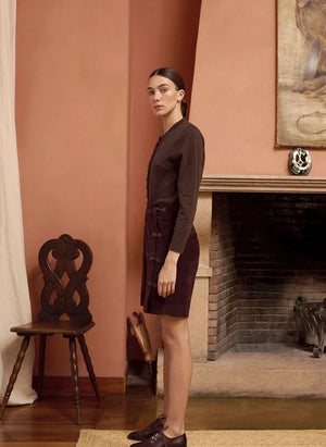 Maria de la Orden - Silene Cotton Bermuda Shorts | Chocolate