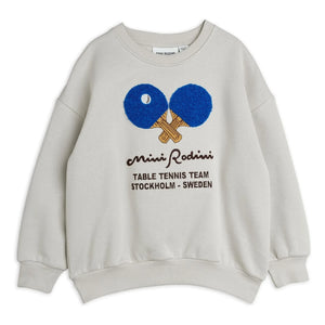 Mini Rodini - Organic Cotton Ping Pong Sweatshirt | Gray