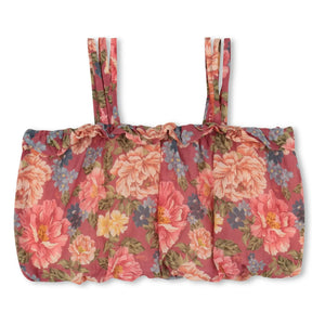 Chloé - Organic Cotton Flower Top | Rosewood
