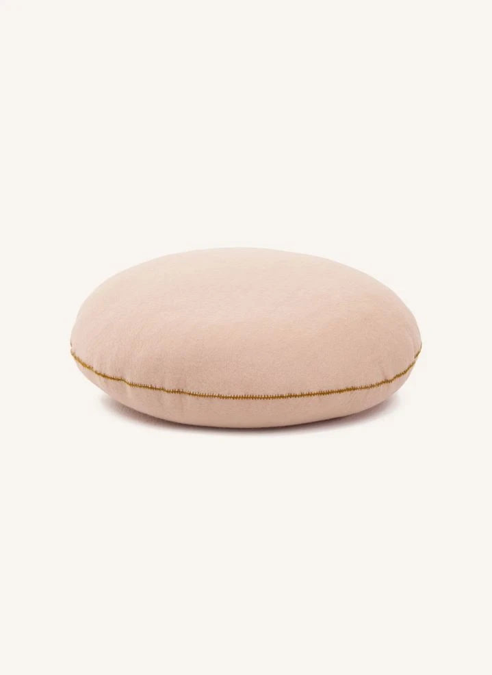 Muskhane - Chakra Floor Cushion, Made of Felt | Powder Pink