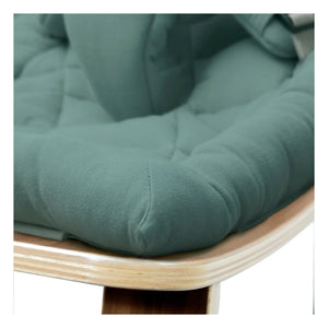 Charlie Crane - Levo Walnut Baby Rocking Chair | Storm Blue