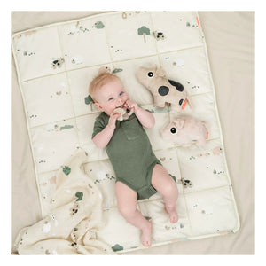 Done by Deer - Tiny Farm Play Mat | Sand