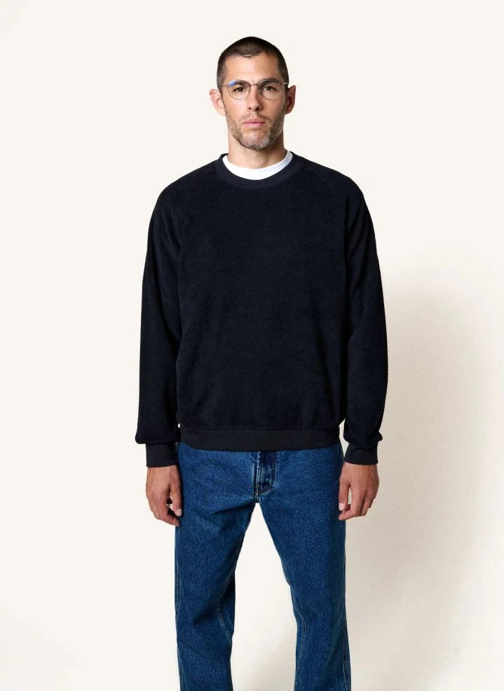Homecore - Aquae Cotton Sweatshirt | Navy