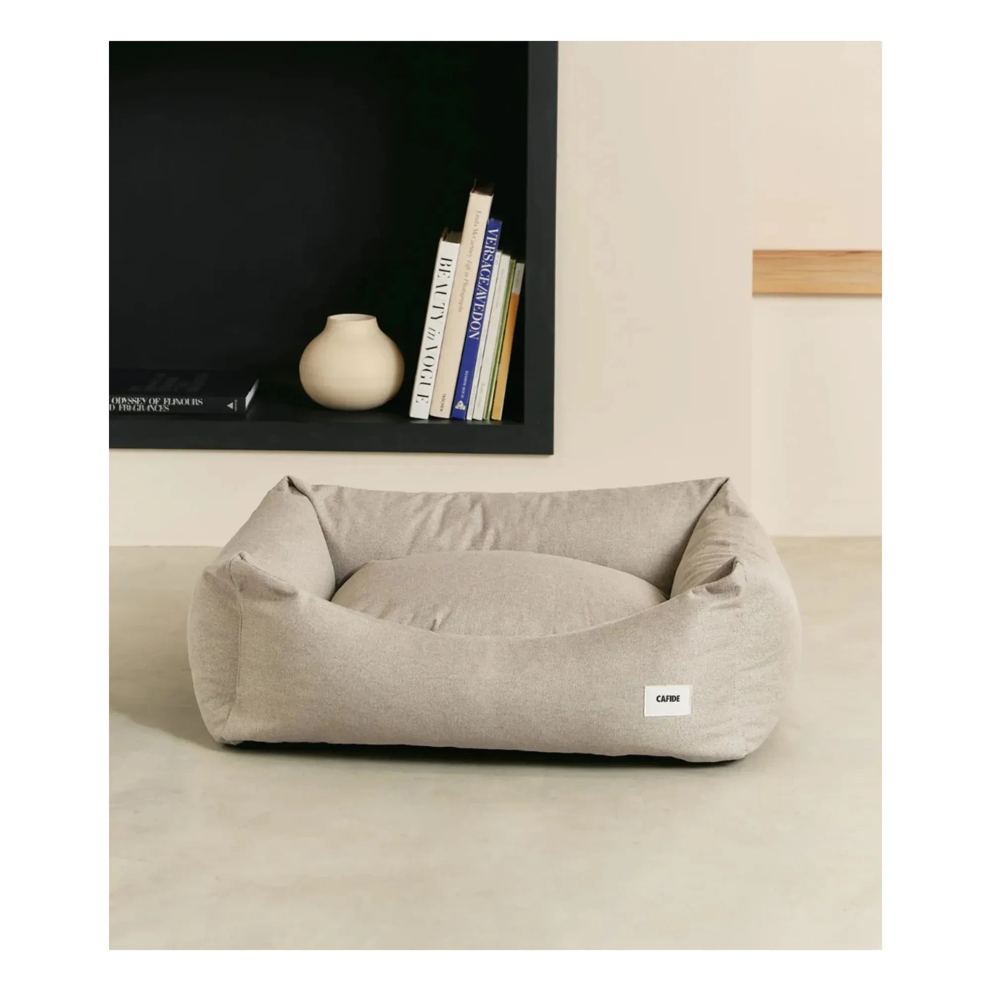 Cafide - Snozy Dog Bed | Beige