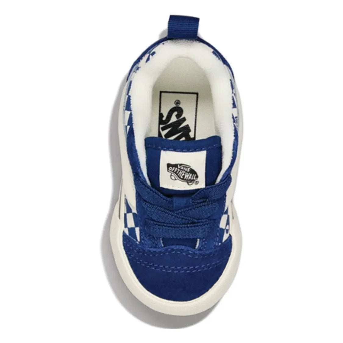 Vans - Elastic Laced Sneakers Knu Skool Geo Check | Blue