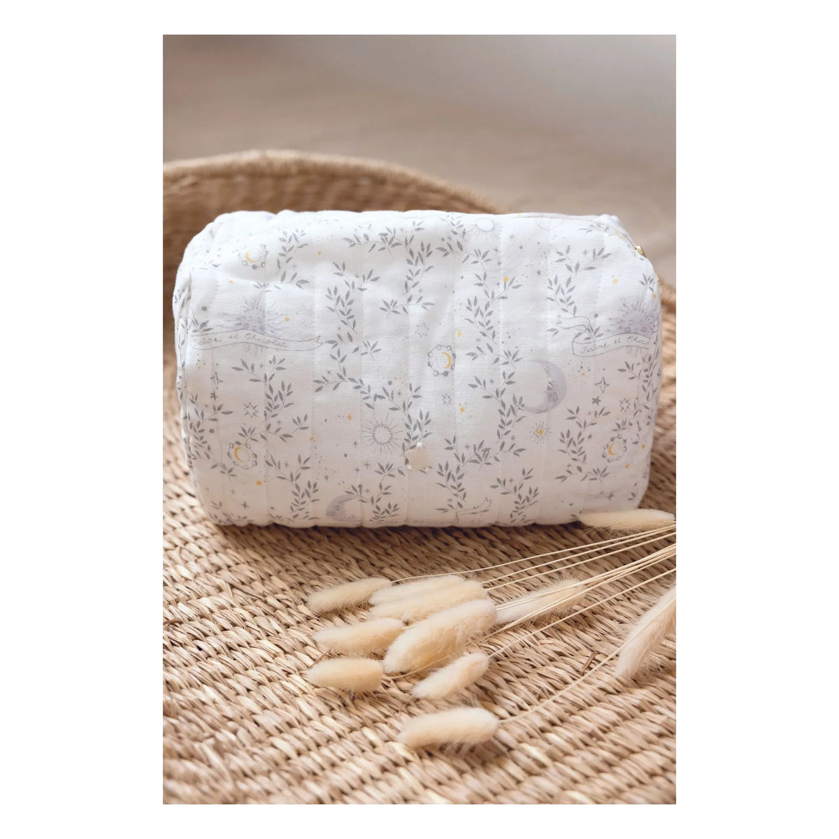 Tartine et Chocolat - Rêve étoilé cosmetic bag | Ecru