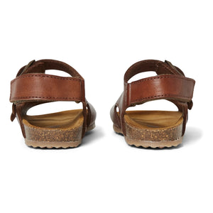 Pèpè - Double Buckle Sandals | Cognac