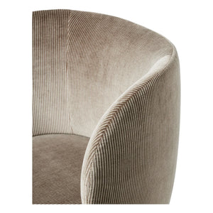 Ferm Living - Rico Velvet Office Chair | Gray