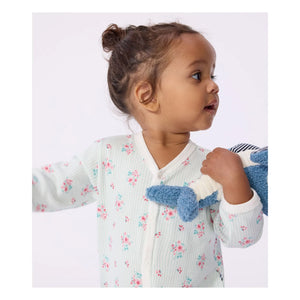 Petit Bateau - Striped and Floral Sleepwear | White