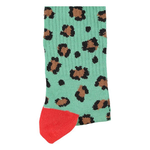 Piupiuchick - Leopar çorap | Yeşil