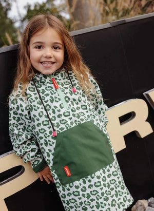 Hello Hossy - Leopard Raincoat | Green