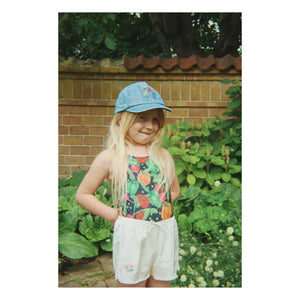 Konges Sløjd - Sheeny Embroidered Shorts | Ecru
