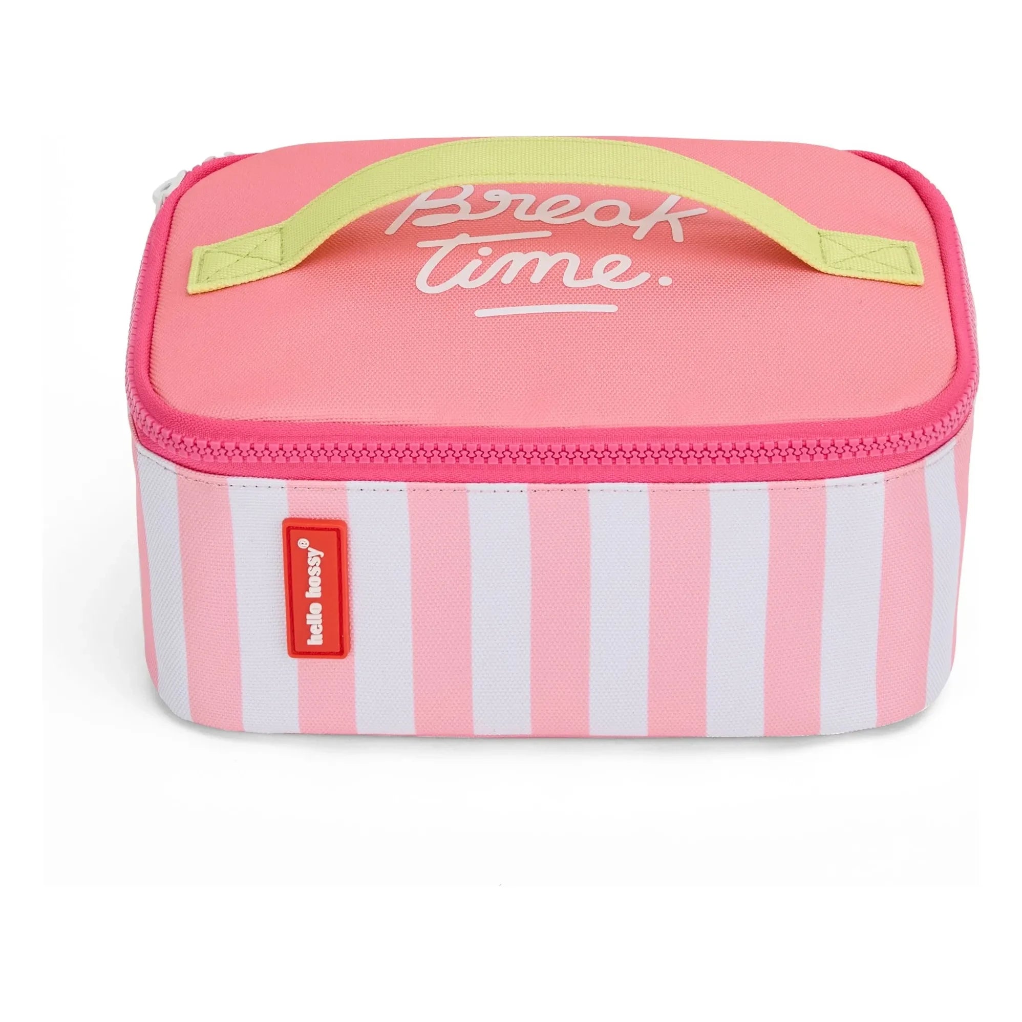 Hello Hossy - Striped Insulated Food Box | Pink