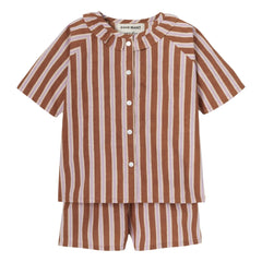 Apaches - Pasera Striped Pajamas | Brown