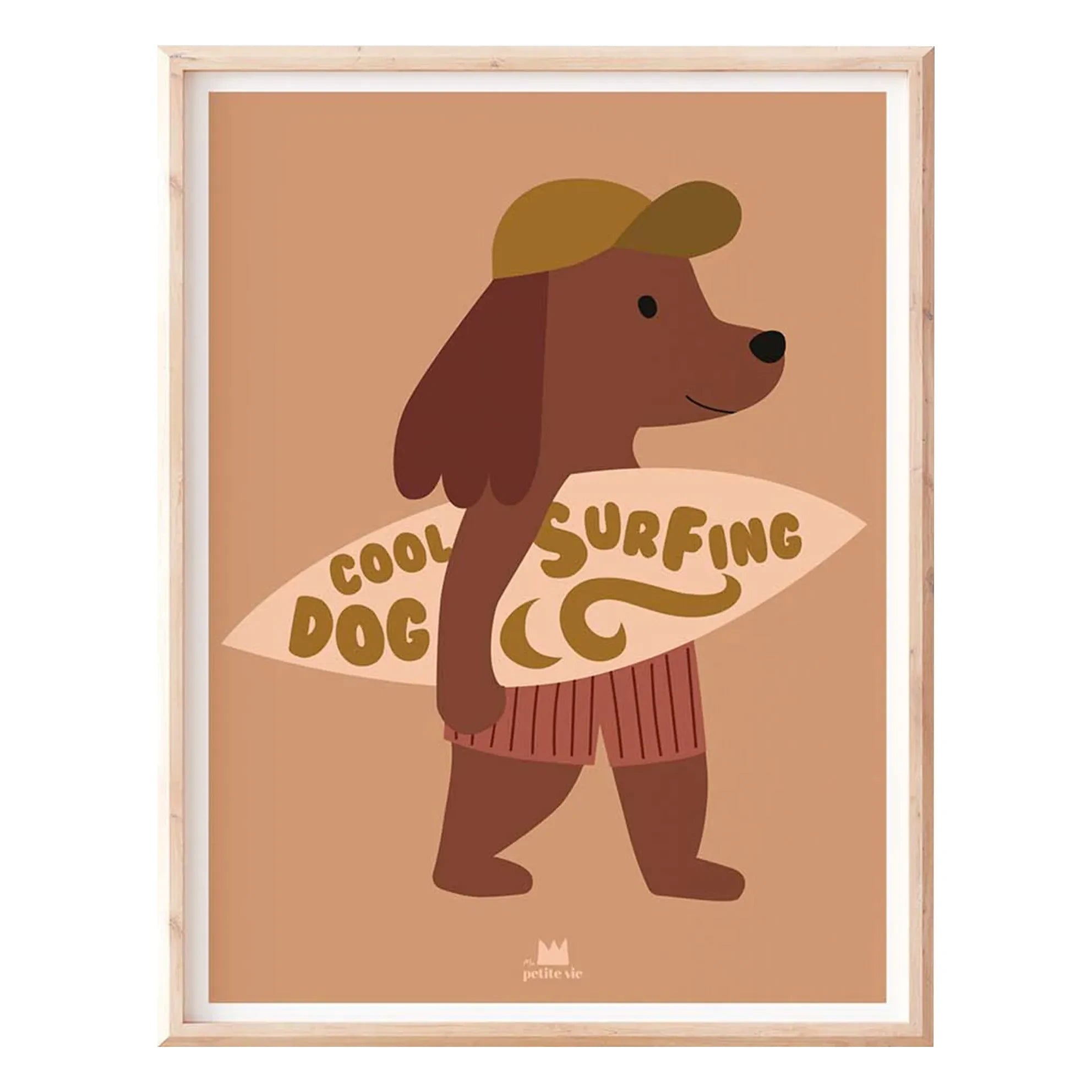 Ma petite vie - Cool Surf Hawaii Poster | Brown