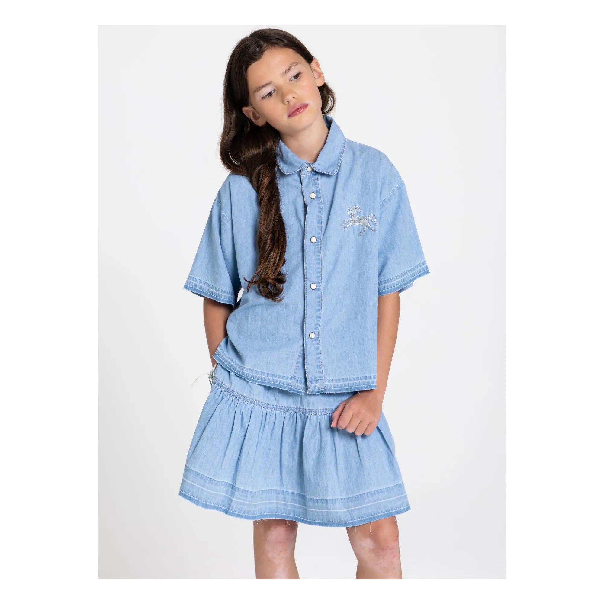 Hundred Pieces - Saskia Denim Shirt | Blue