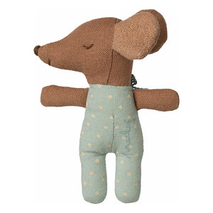 Maileg - Sleepy Awake Baby Mouse in a Box | Blue