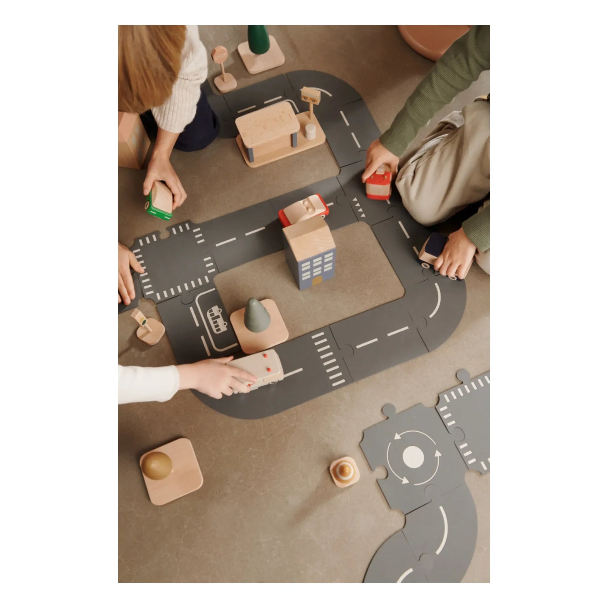 Liewood - Wooden Cars - Set of 3 | Mustard Mix