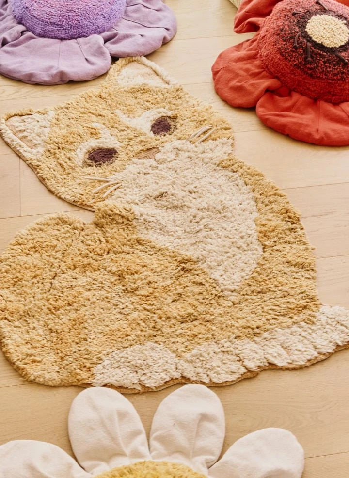 Lorena Canals - Ginger Cat Rug | Orange