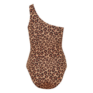 Alma Deia - Ava Asymmetric One-Piece Swimsuit | Beige