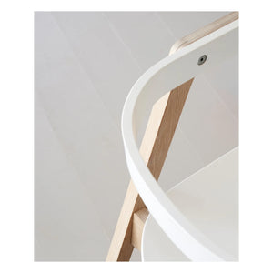 Oliver Furniture - Ahşap Ayarlanabilir Yükseklikli Sandalye | Beyaz