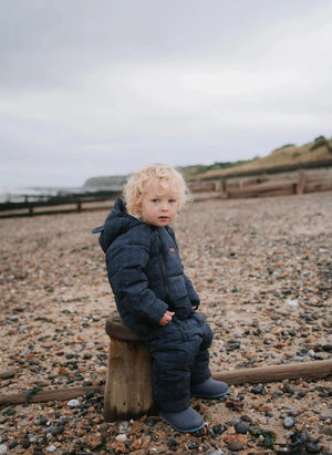 Töastie - Waterproof Houndstooth Cloud Jacket Made from Recycled Fibers | Blue